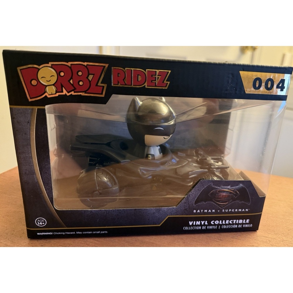Bateman‎ V Superman Batmobile With Batman Dorbz Funko Ridez  #004 ride